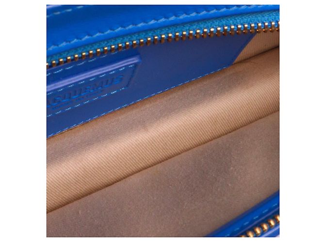 JACQUEMUS - Ciuciu Jacquemus Schultertasche aus blauer Leder - Ansicht 7