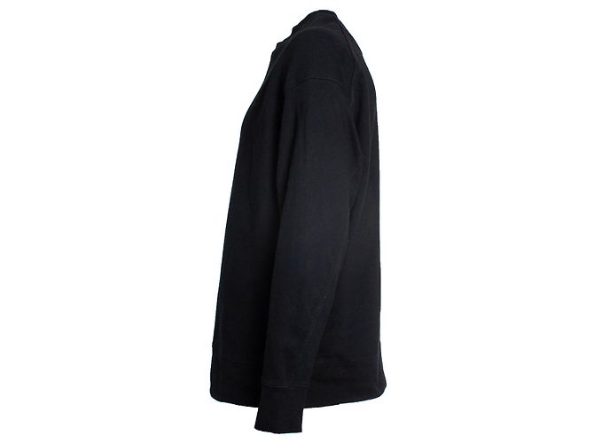 Y3 Y-3, suéter negro de cuello redondo - vista 4