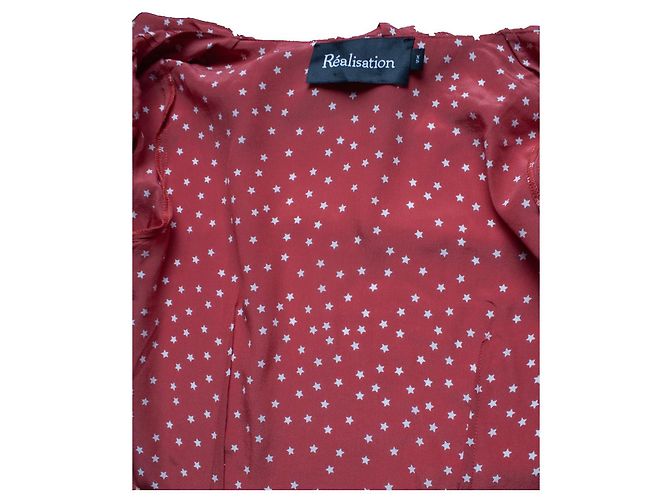 Autre Marque Realisation, Kleid mit Sternenrüsche Rot - Ansicht 6