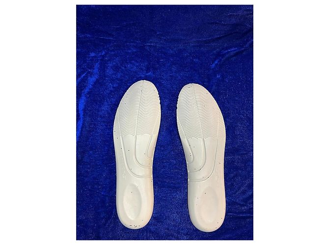 Sneakers Oversized Alexander McQueen Donna 38 Argento Bianco Turchese - vista 9
