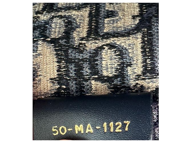 Dior Book Tote Tasche Blau Stoff - Ansicht 15