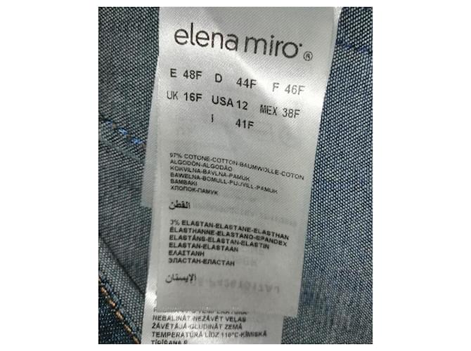 Vaqueros Elena Miró de Algodón Azules - vista 5