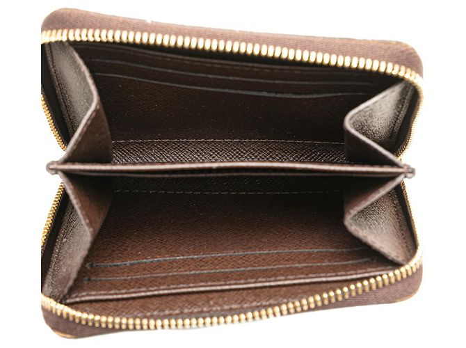 Monedero Zippy Damier Louis Vuitton Castaño - vista 4