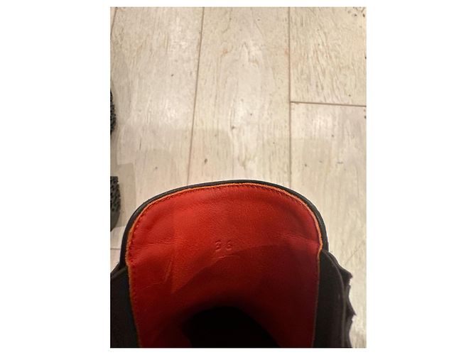Botas Hermès Kross de piel marrón oscuro - vista 9