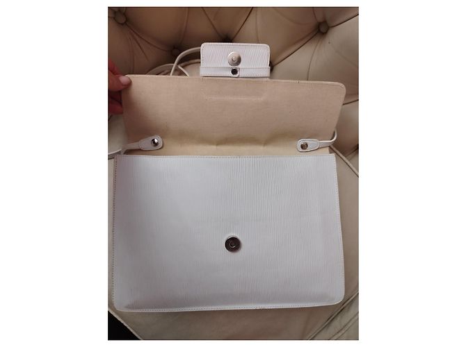 Borsa a mano Furla in pelle bianca Bianco - vista 5