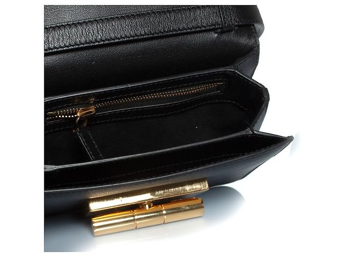 Borsa a tracolla Natalia di Tom Ford in nero D'oro - vista 8