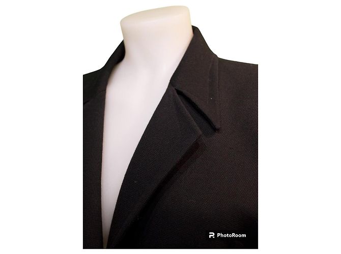 Completo gonna e giacca in lana nera Thierry Mugler Nero - vista 2