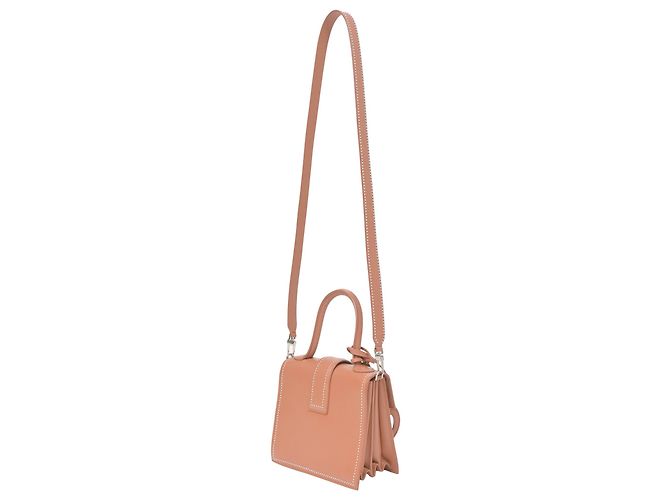 Alaïa Borsa Alaia Leonie in pelle marrone Rosso - vista 3
