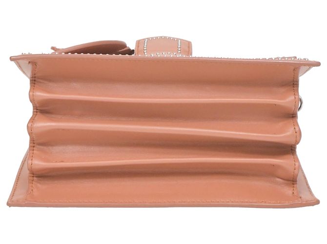 Alaïa Borsa Alaia Leonie in pelle marrone Rosso - vista 4