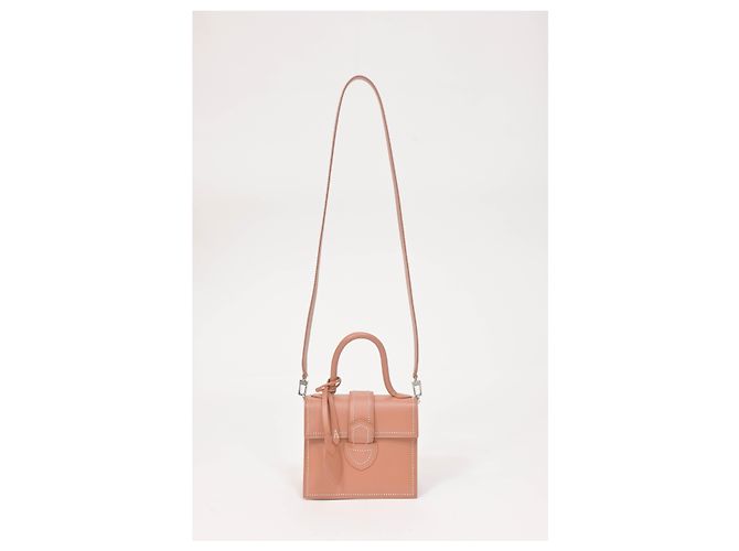 Alaïa Borsa Alaia Leonie in pelle marrone Rosso - vista 8