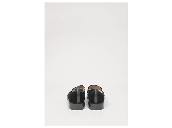 Mocassini a catena impreziositi da cristalli Stuart Weitzman in suede nero - vista 11