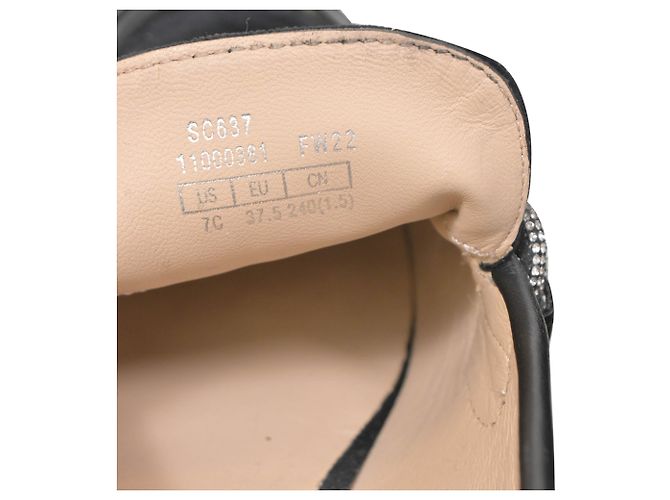Mocassini a catena impreziositi da cristalli Stuart Weitzman in suede nero - vista 7