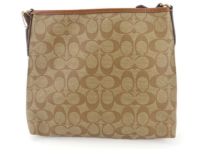 Borsa a spalla in pelle PVC Coach - vista 3