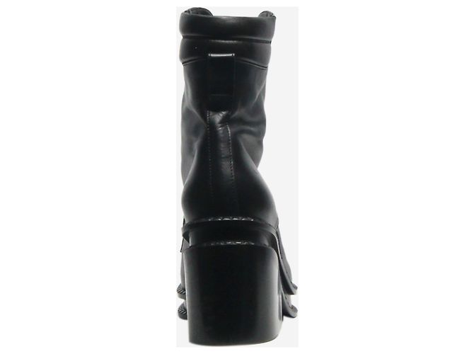 Robert Clergerie Bottes noires à lacets - taille EU 40 - vue 3