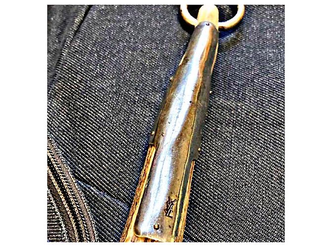 Yves Saint Laurent Borsa Mombasa in denim autentica YSL Tom Ford rara e grande Blu - vista 3