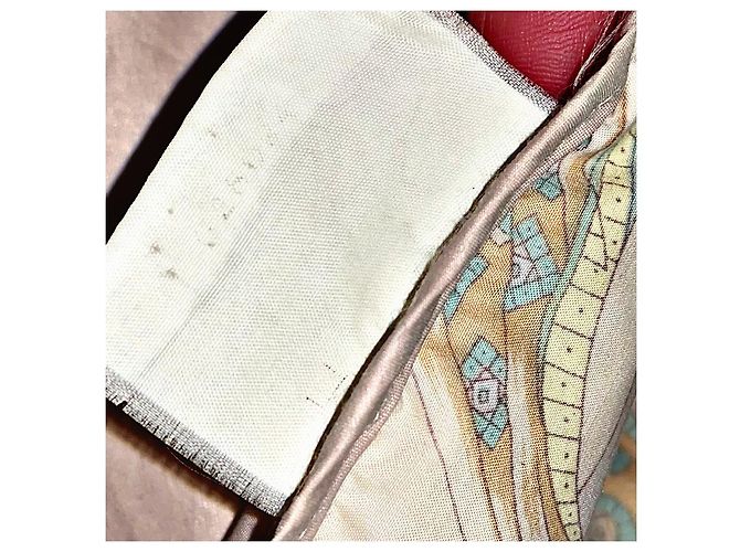 Autre Marque Poncho Vintage Autentico Celine Archive con Catena e Logo Beige - vista 13
