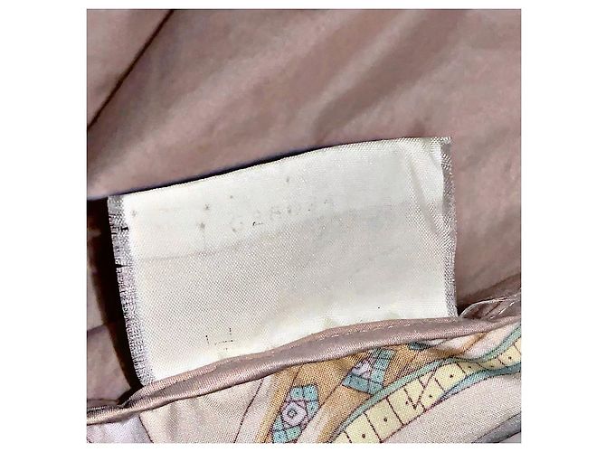 Autre Marque Poncho Vintage Autentico Celine Archive con Catena e Logo Beige - vista 14