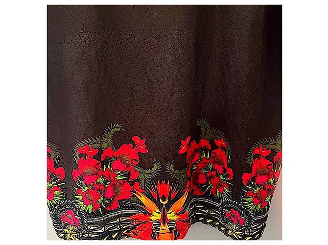 T-shirt Authentic Givenchy 12 AW Riccardo Tisci Nero Uccelli del Paradiso Stelle - vista 8