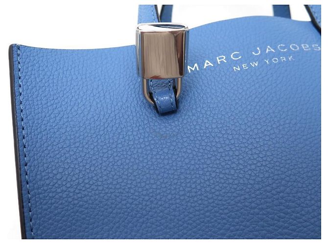 BORSA IN PELLE BLU MARC JACOBS MINI GRIND M0015685 - vista 15