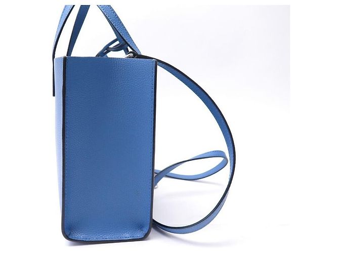 BORSA IN PELLE BLU MARC JACOBS MINI GRIND M0015685 - vista 4