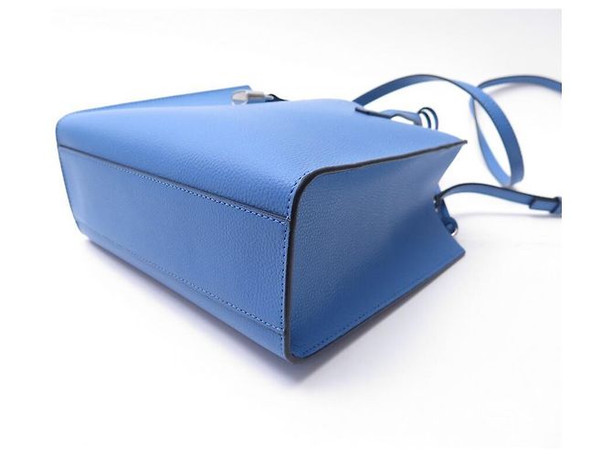 BORSA IN PELLE BLU MARC JACOBS MINI GRIND M0015685 - vista 5