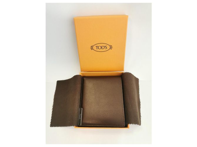 Autre Marque Tod's wallet dark brown leather - view 4