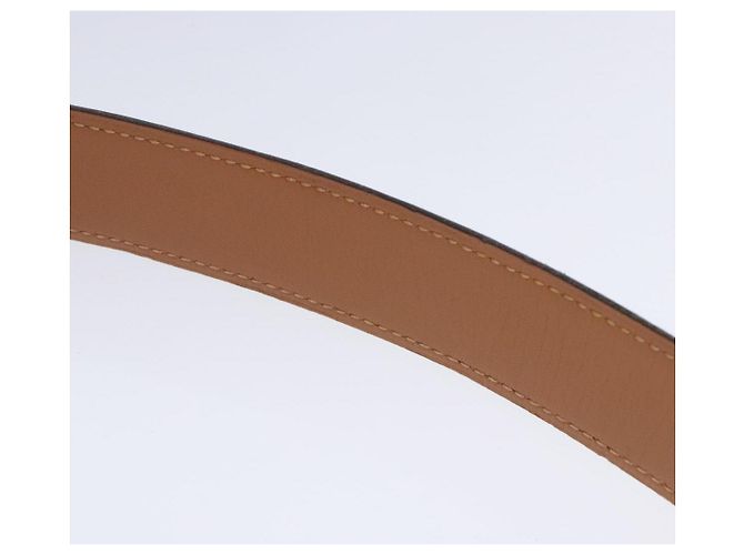 Hermès Cinturón HERMES Constance Cinturón de Cuero 32,3" Negro Oro Auth bs17456 Dorado - vista 12