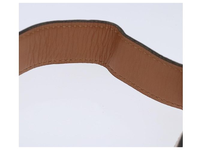 Hermès Cinturón HERMES Constance Cinturón de Cuero 32,3" Negro Oro Auth bs17456 Dorado - vista 15