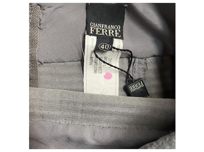 Falda de lana gris Gianfranco Ferré - años 2000 - vista 6