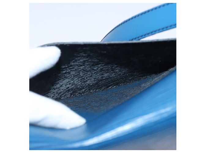 Saint-Cloud LOUIS VUITTON Borsa a Spalla Epi Saint Cloud GM Blu Toledo M52195 LV Auth ar12563 - vista 10