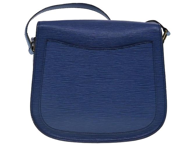 Saint-Cloud LOUIS VUITTON Borsa a Spalla Epi Saint Cloud GM Blu Toledo M52195 LV Auth ar12563 - vista 2