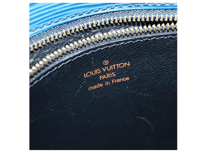 Saint-Cloud LOUIS VUITTON Borsa a Spalla Epi Saint Cloud GM Blu Toledo M52195 LV Auth ar12563 - vista 21