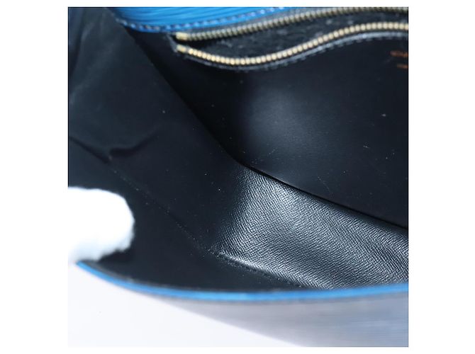 Saint-Cloud LOUIS VUITTON Borsa a Spalla Epi Saint Cloud GM Blu Toledo M52195 LV Auth ar12563 - vista 23
