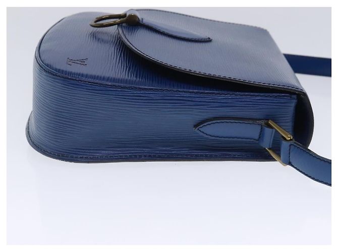 Saint-Cloud LOUIS VUITTON Borsa a Spalla Epi Saint Cloud GM Blu Toledo M52195 LV Auth ar12563 - vista 4