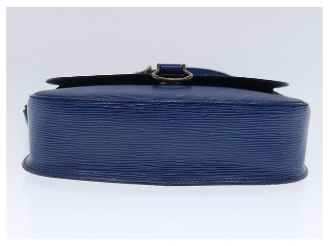 Saint-Cloud LOUIS VUITTON Borsa a Spalla Epi Saint Cloud GM Blu Toledo M52195 LV Auth ar12563 - vista 5