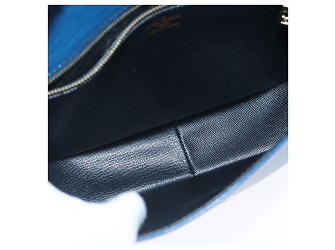 Saint-Cloud LOUIS VUITTON Borsa a Spalla Epi Saint Cloud GM Blu Toledo M52195 LV Auth ar12563 - vista 8