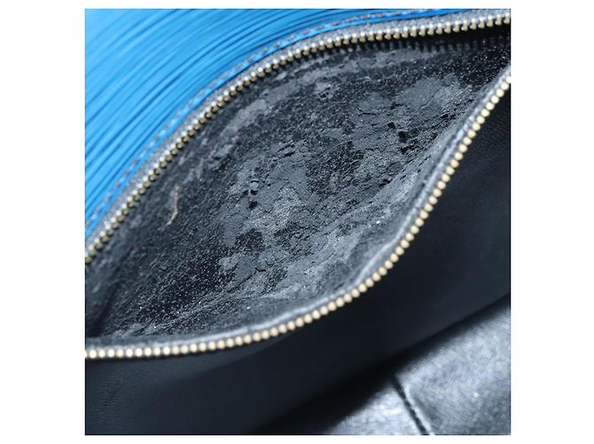 Saint-Cloud LOUIS VUITTON Borsa a Spalla Epi Saint Cloud GM Blu Toledo M52195 LV Auth ar12563 - vista 9