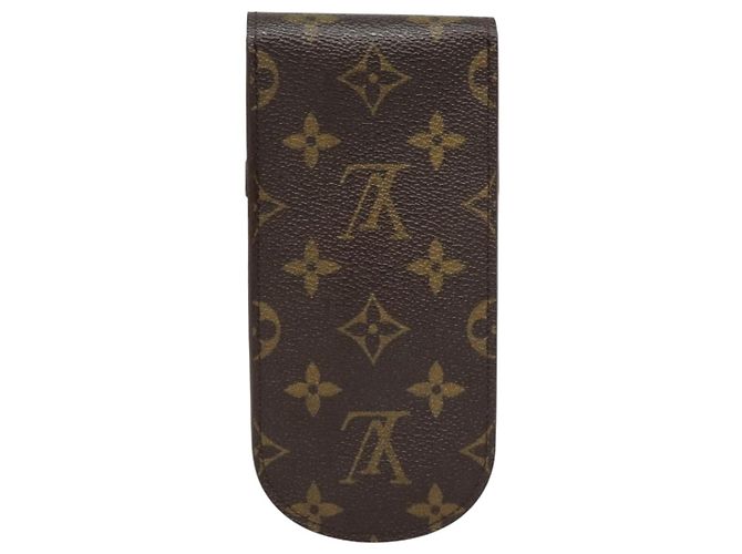 Estojo para óculos Louis Vuitton Marrom - vista 2