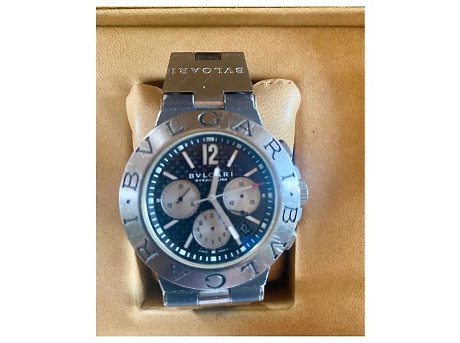 Autre Marque BVLHARI Diagono 44 mm Nero - vista 6