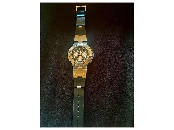 Autre Marque BVLHARI Diagono 44 mm Nero - vista 9