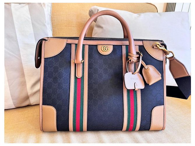 Bolso de viaje Gucci Ophidia Marrón claro - vista 2