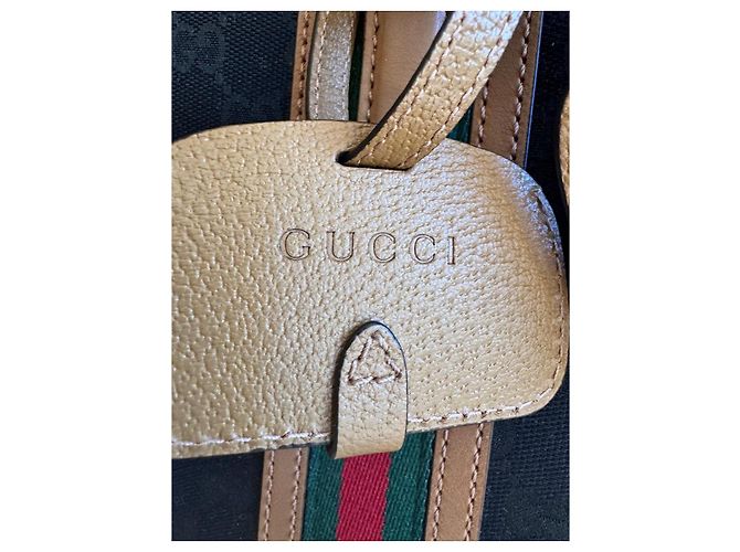 Bolso de viaje Gucci Ophidia Marrón claro - vista 3
