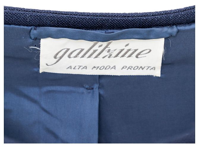 Autre Marque Galitzine Couture Jacke Blau Marineblau - Ansicht 11