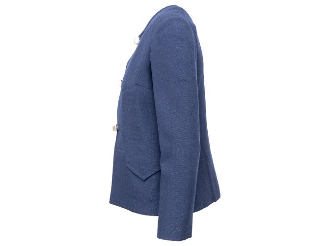 Autre Marque Galitzine Couture Jacke Blau Marineblau - Ansicht 2