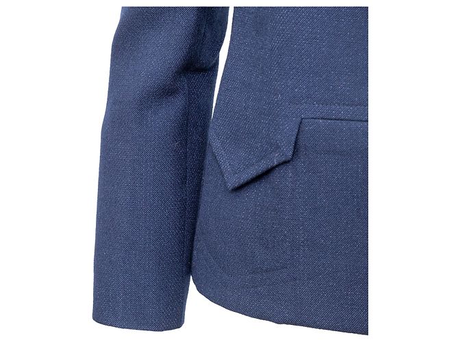 Autre Marque Galitzine Couture Jacke Blau Marineblau - Ansicht 6