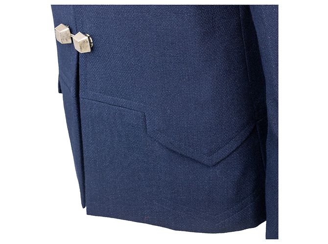 Autre Marque Galitzine Couture Jacke Blau Marineblau - Ansicht 7