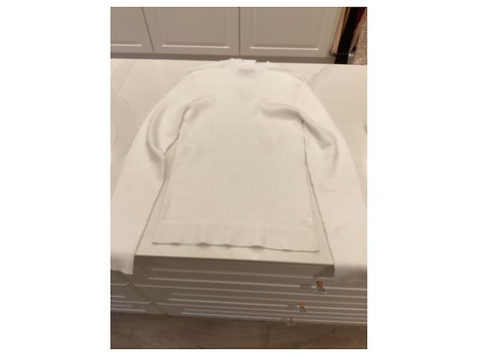 Jersey Chanel de lana blanco - vista 3