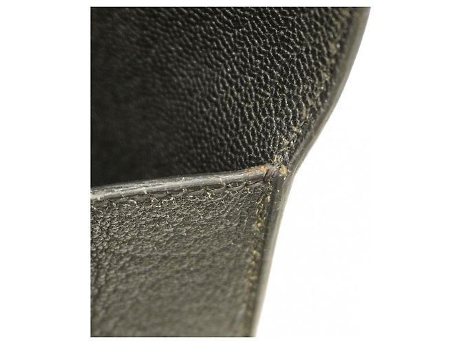Hermès Borsa Hermes Drag 37 in pelle Chevre Coromandel nera Nero - vista 11