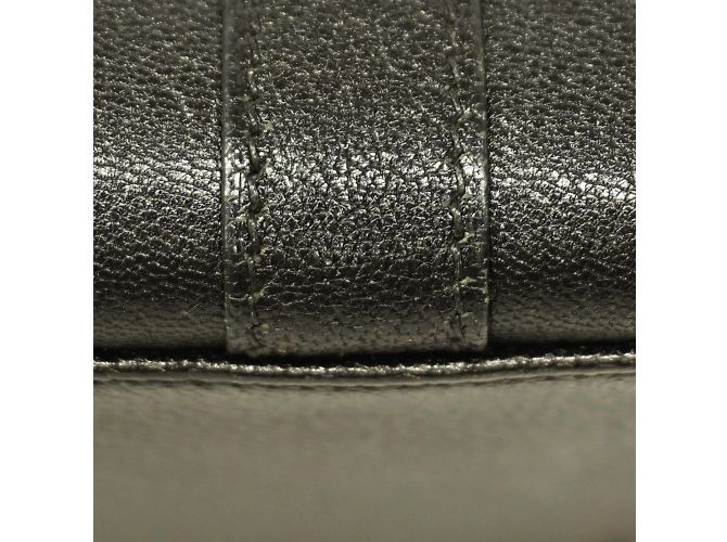 Hermès Borsa Hermes Drag 37 in pelle Chevre Coromandel nera Nero - vista 13