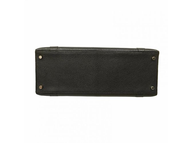 Hermès Borsa Hermes Drag 37 in pelle Chevre Coromandel nera Nero - vista 3
